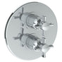 Watermark - Wall Mounted Thermostatic Shower Trim with built-in control, 7 1/2'' - Vintage Copper
