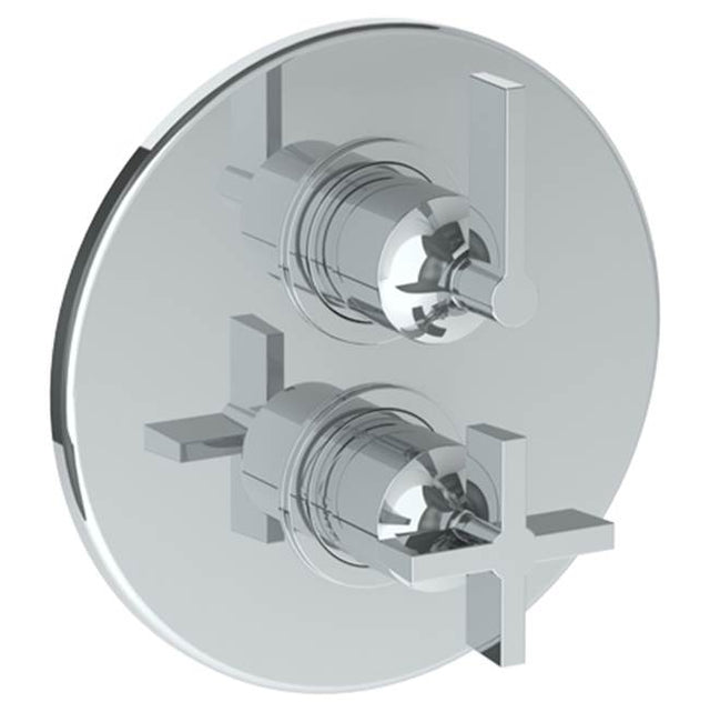 Watermark - Wall Mounted Thermostatic Shower Trim with built-in control, 7 1/2 - Vintage Copper