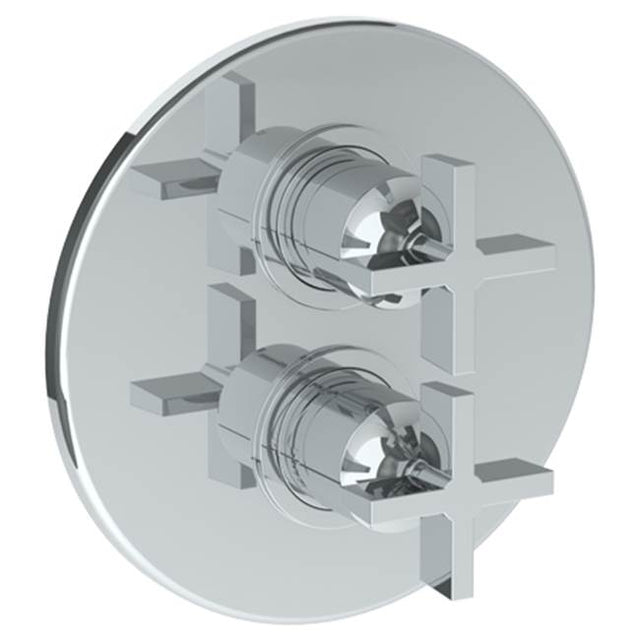 Watermark - Wall Mounted Thermostatic Shower Trim with built-in control, 7 1/2 - Vintage Copper