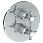 Watermark - Wall Mounted Thermostatic Shower Trim with built-in control, 7 1/2'' - Vintage Copper