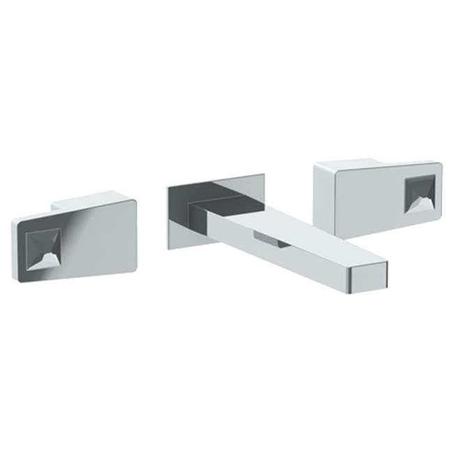 Watermark - Wall Mounted 3 Hole Lavatory Set with 7 3/4'' CTC Spout - Vintage Copper
