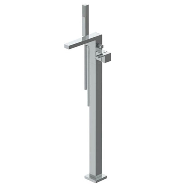 Watermark - Single Hole Floor Standing Bath Set with Hand Shower - Vintage Copper