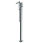 Watermark - Single Hole Floor Standing Waterfall Bath Set with Hand Shower - Vintage Copper