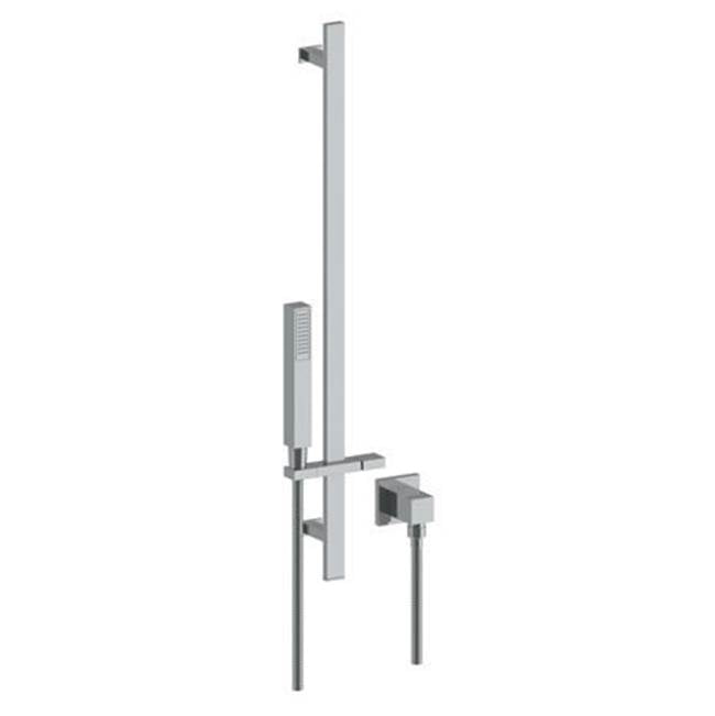 Watermark - Positioning Bar Shower kit with Hand Shower and 69'' Hose - Vintage Copper