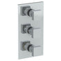 Watermark - Wall Mounted Thermostatic Shower Trim with 2 built-in controls, 6 1/4'' x 12'' - Vintage Copper