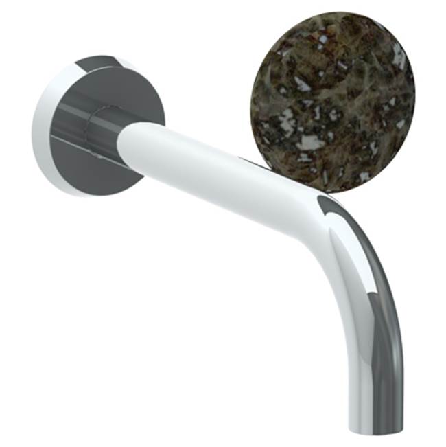 Watermark - Wall Mounted 2 Hole Lavatory Set with 8 3/4'' spout - Vintage Copper