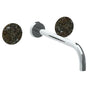 Watermark - Wall Mounted 3 Hole Lavatory Set with 11 7/8'' spout - Vintage Copper