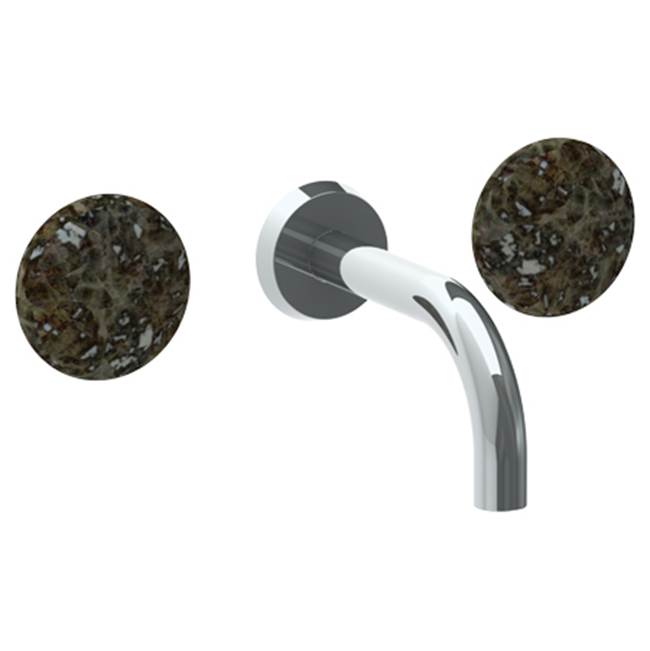 Watermark - Wall Mounted 3 Hole Lavatory Set with 6'' spout - Vintage Copper