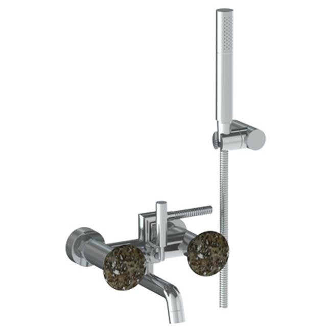 Watermark - Wall Mounted Exposed Bath Set with Hand Shower - Vintage Copper