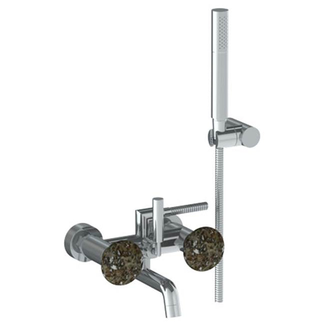 Watermark - Wall Mounted Exposed Bath Set with Hand Shower - Vintage Copper