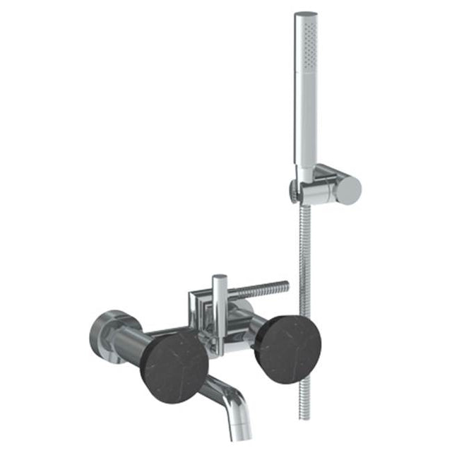 Watermark - Wall Mounted Exposed Bath Set with Hand Shower - Vintage Copper