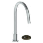 Watermark - Deck Mounted 2 Hole Gooseneck Kitchen Faucet - Vintage Copper
