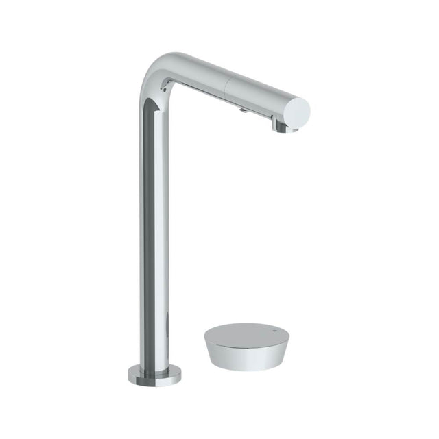 Watermark - Deck Mounted 2 Hole Square Top Kitchen Faucet with Pull Out Spray - Vintage Copper