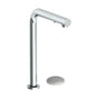 Watermark - Deck Mounted 2 Hole Square Top Kitchen Faucet with Pull Out Spray - Vintage Copper