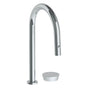 Watermark - Deck Mounted 2 Hole Gooseneck Kitchen Faucet with Pull Down Spray - Vintage Copper