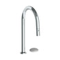 Watermark - Deck Mounted 2 Hole Gooseneck Kitchen Faucet with Pull Down Spray - Vintage Copper