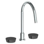 Watermark - Deck Mounted 3 Hole Gooseneck Kitchen Faucet - Vintage Copper