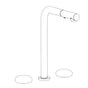 Watermark - Deck Mounted 3 Hole Square Top Kitchen Faucet with Pull Out Spray - Vintage Copper