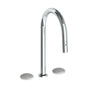Watermark - Deck Mounted 3 Hole Gooseneck Top Kitchen Faucet with Pull Down Spray - Vintage Copper