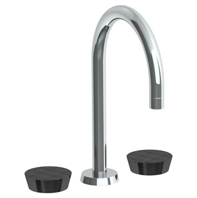 Watermark - Deck Mounted 3 hole Gooseneck Bath set - Vintage Copper