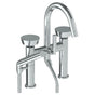 Watermark - Deck Mounted Exposed Gooseneck Bath Set with Hand Shower - Vintage Copper