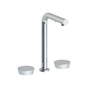 Watermark - Deck Mounted 3 Hole Square Top Prep Faucet with Pull Out Spray - Vintage Copper