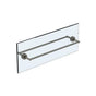 Watermark - Blue 6'' Double Shower Door Pull / Glass Mount Towel Bar - Vintage Copper