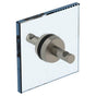 Watermark - Blue Double Shower Door Knob / Glass Mount Hook - Vintage Copper
