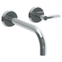 Watermark - Wall Mounted 2 Hole Lavatory Set with 8 3/4'' spout - Vintage Copper