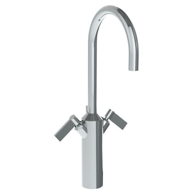 Watermark - Deck Mounted 2 Handle Extended Monoblock Lavatory Mixer - Vintage Copper