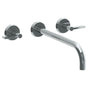 Watermark - Wall Mounted 3 Hole Lavatory Set with 11 7/8'' spout - Vintage Copper