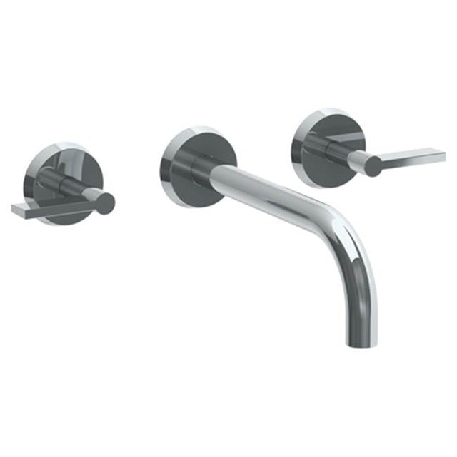 Watermark - Wall Mounted 3 Hole Lavatory Set with 8 3/4'' spout - Vintage Copper