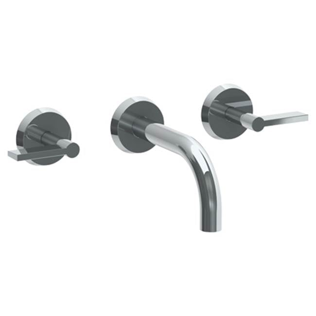 Watermark - Wall Mounted 3 Hole Lavatory Set with 6'' spout - Vintage Copper