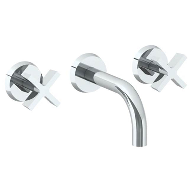 Watermark - Wall Mounted 3 Hole Lavatory Set with 6'' spout - Vintage Copper