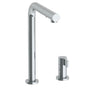 Watermark - Deck Mounted 2 Hole Square Top Kitchen Faucet with Pull Out Spray - Vintage Copper