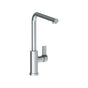 Watermark - Deck Mounted 1 Hole Square Top Kitchen Faucet with Pull Out Spray - High Spout - Vintage Copper