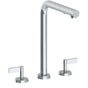 Watermark - Deck Mounted 3 Hole Square Top Kitchen Faucet with Pull Out Spray - Vintage Copper