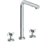 Watermark - Deck Mounted 3 Hole Square Top Kitchen Faucet with Pull Out Spray - Vintage Copper