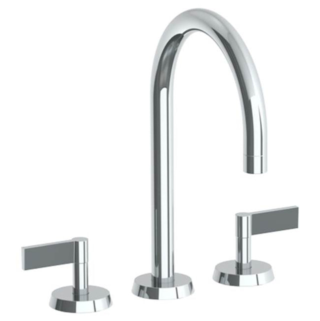 Watermark - Deck Mounted 3 Hole Gooseneck Bath set - Vintage Copper