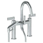 Watermark - Deck Mounted Exposed Gooseneck Bath Set with Hand Shower - Vintage Copper