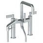 Watermark - Deck Mounted Square Exposed Bath Set with Hand Shower - Vintage Copper