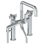 Watermark - Deck Mounted Square Exposed Bath Set with Hand Shower - Vintage Copper