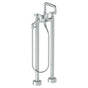 Watermark - Floor Standing Bath set with Volume Hand Shower - Vintage Copper