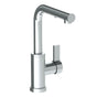 Watermark - Deck Mounted 1 Hole Square Top Prep Faucet with Pull Out Spray - Vintage Copper
