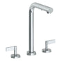 Watermark - Deck Mounted 3 Hole Square Top Prep Faucet with Pull Out Spray - Vintage Copper