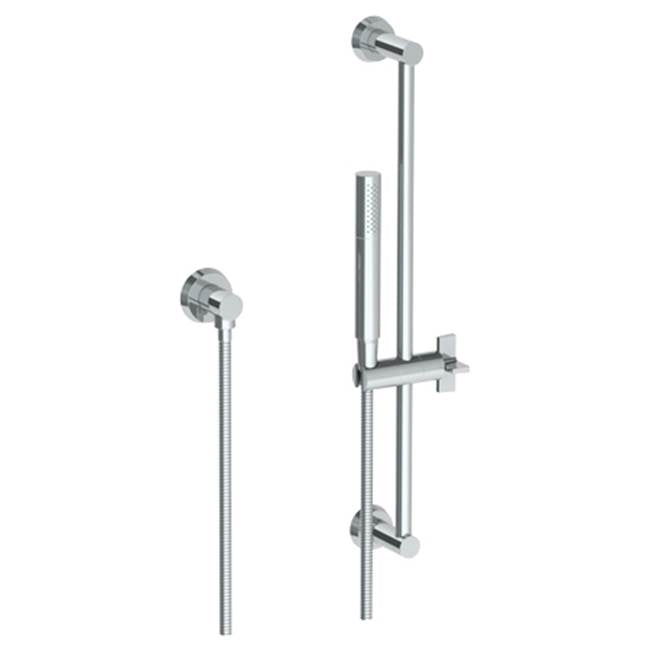 Watermark - Positioning Bar Shower kit with Slim Hand Shower and 69'' Hose - Vintage Copper