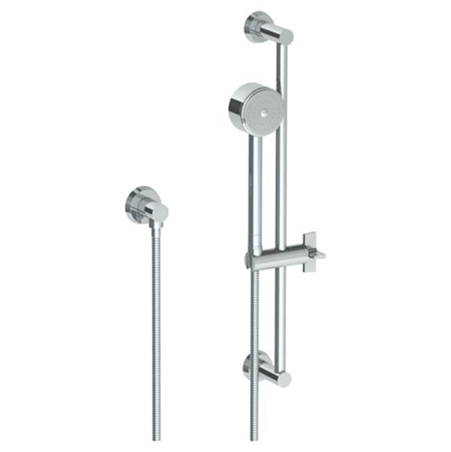 Watermark - Positioning Bar Shower kit with Volume Hand Shower and 69'' Hose - Vintage Copper