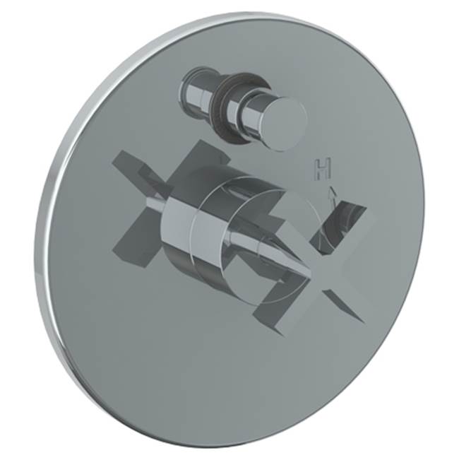Watermark - Wall Mounted Pressure Balance Shower Trim with Diverter, 7'' dia. - Vintage Copper