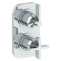 Watermark - Wall Mounted Mini Thermostatic Shower Trim with built-in control, 3 1/2'' - Vintage Copper