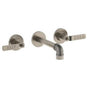 Watermark - Wall Mounted 3 Hole Lavatory Set with 6.5'' spout - Vintage Copper